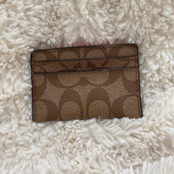 Coach Peyton Signature Card Case - Picture 2 of 3